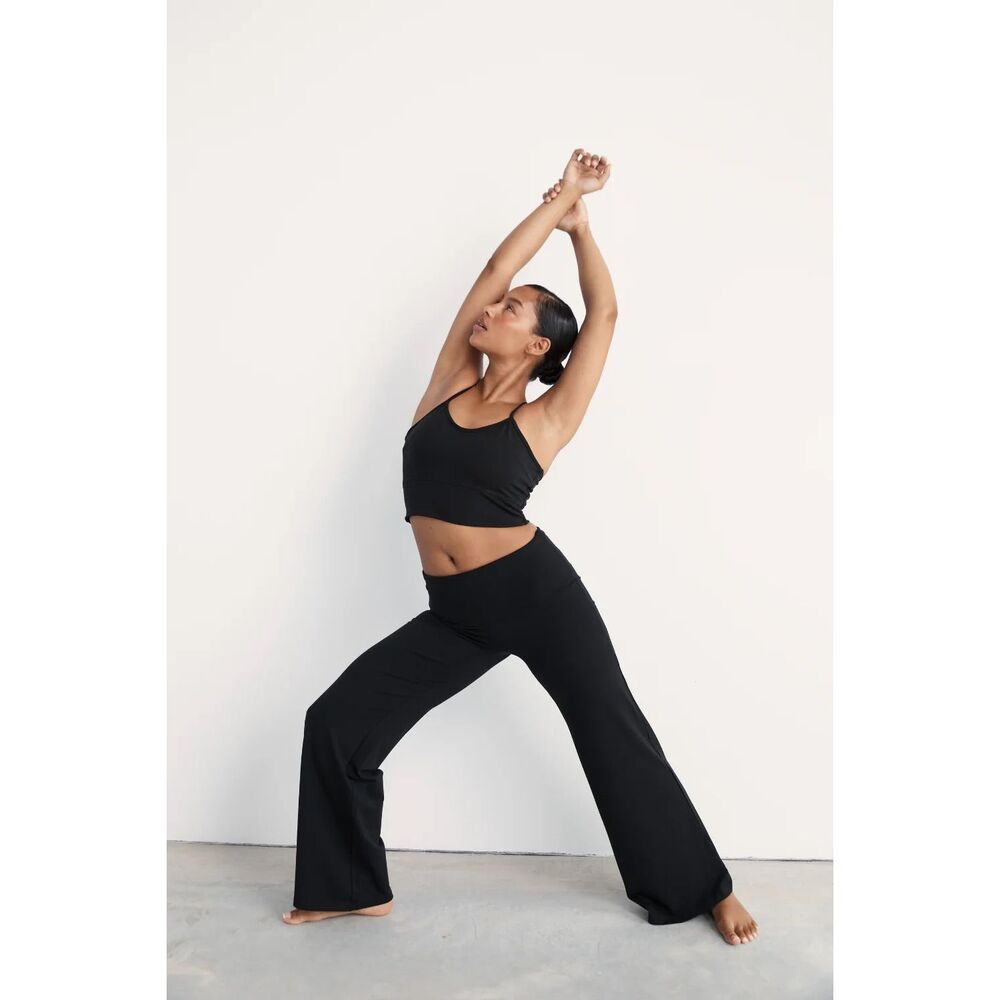 ✨Chrome Riot Black Wide-Leg Lounge Sz XL Pants✨
